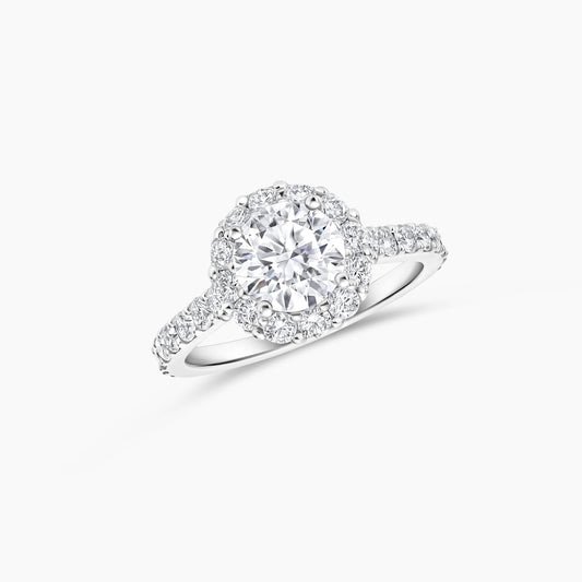 Timeless Round Diamond Engagement Ring