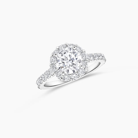 Timeless Round Diamond Engagement Ring