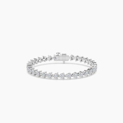 3 prong classic tennis bracelet