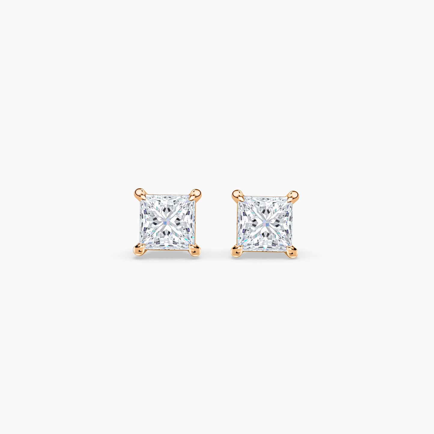 Princes cut Solitaire Studs