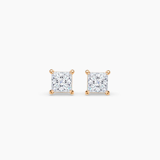 Princes cut Solitaire Studs