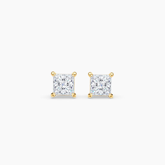 Princes cut Solitaire Studs